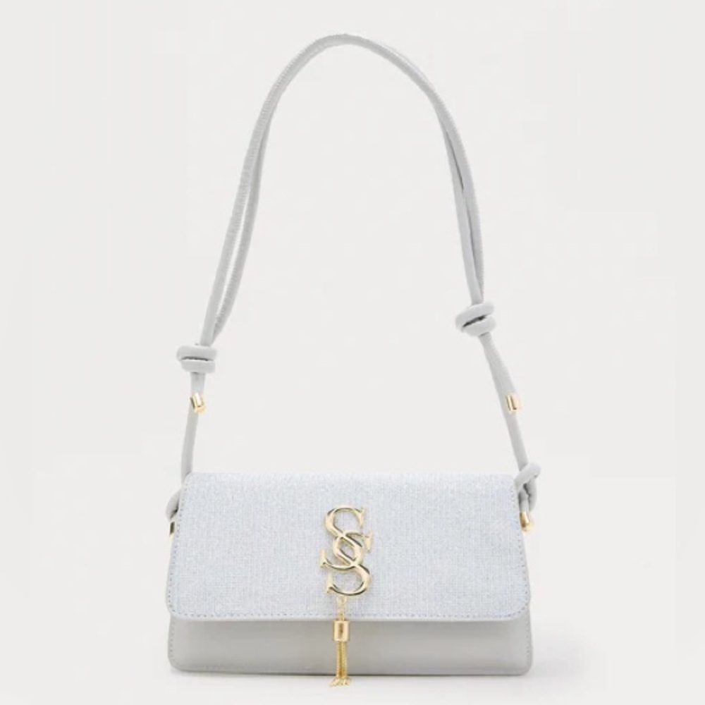 Elegant Cream and Gold Women's Bag